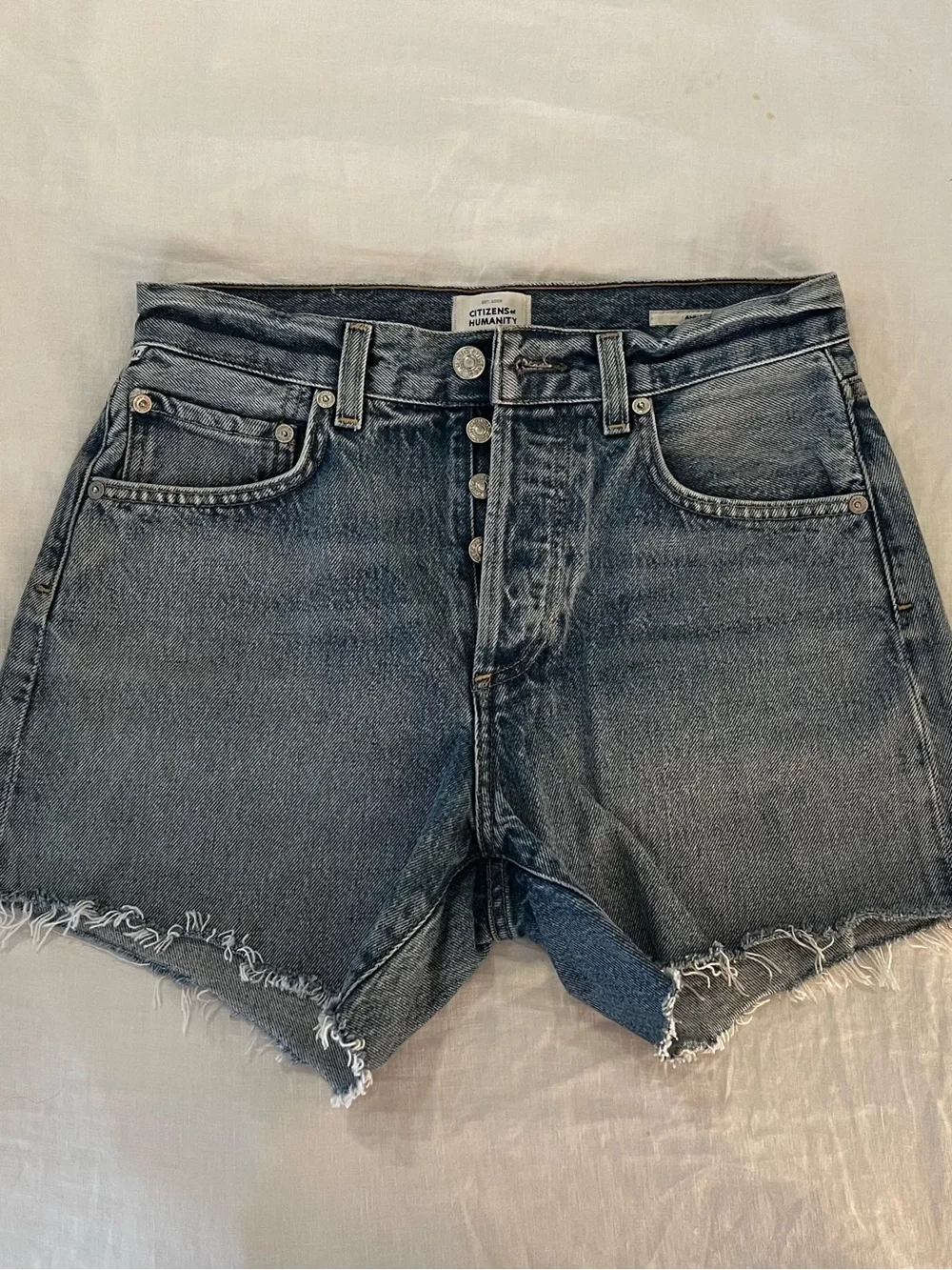 Citizens of Humanity Annabelle Long Denim Shorts, size 23